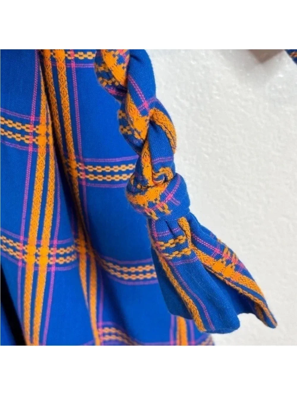 NEW! MARA HOFFMAN Lysa Cover Up Dress in Blue Multi Size S Resortwear Cruise - Picture 10 of 13